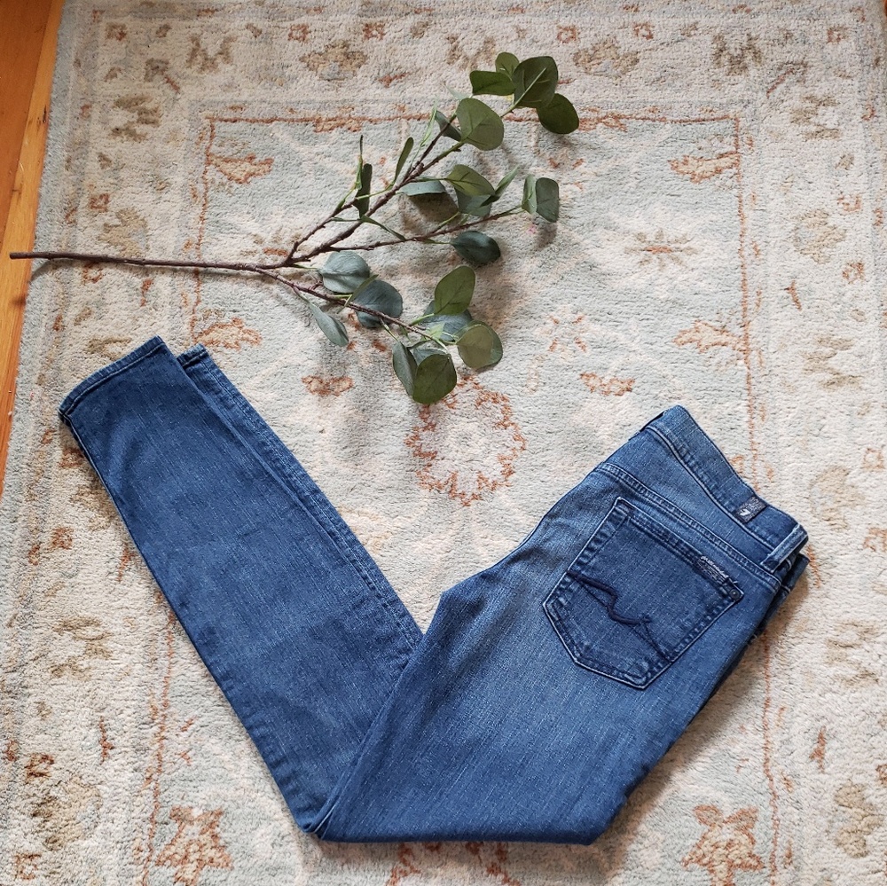 7 For All Mankind Gwenevere Skinny Jeans, 30